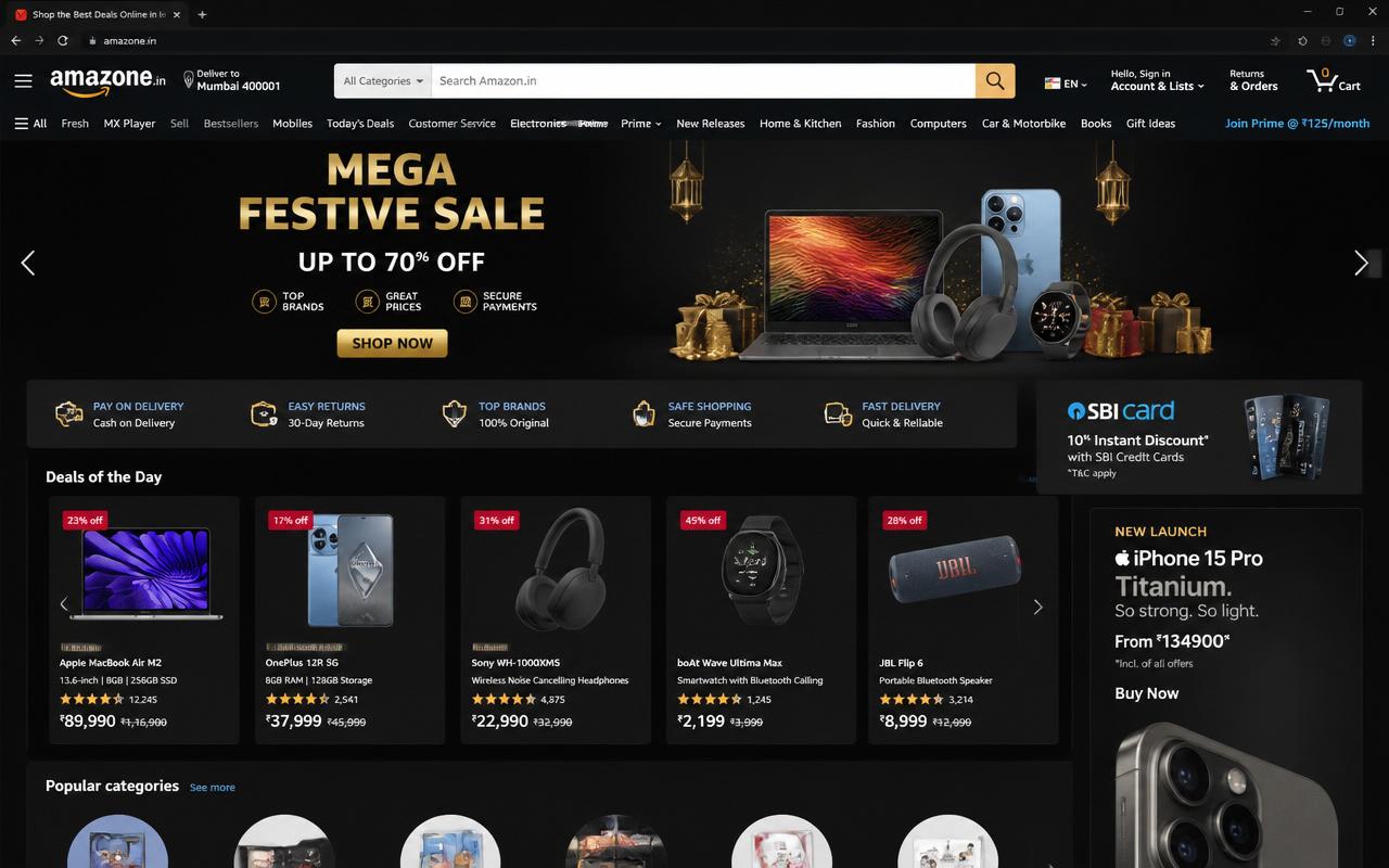 Amazon-Style Mega Marketplace — view 1