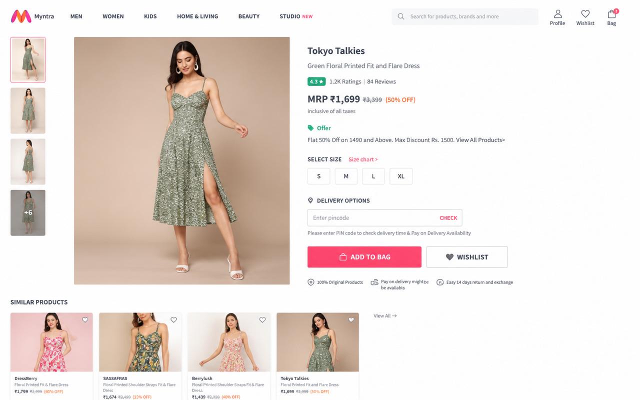 Myntra-Style Fashion Store — view 3