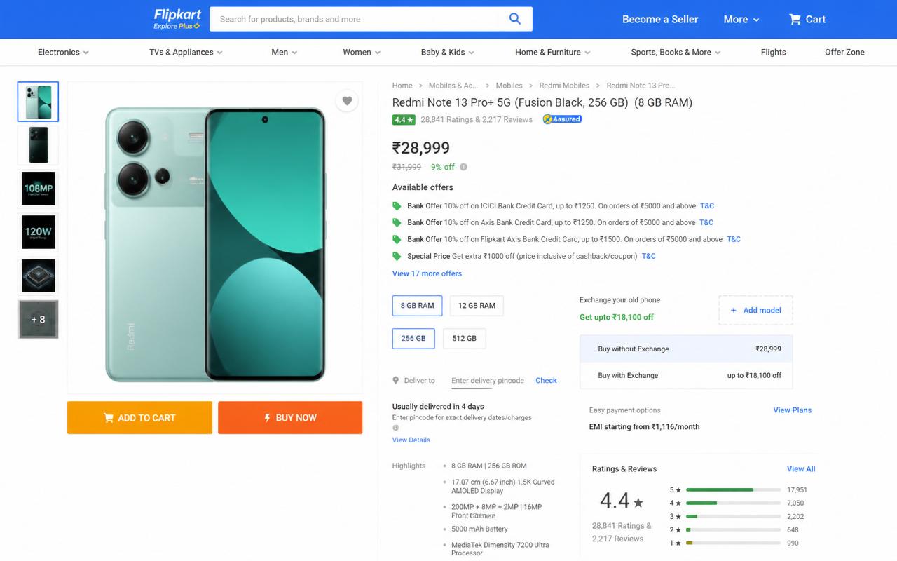 Flipkart-Style Shopping Platform — view 3